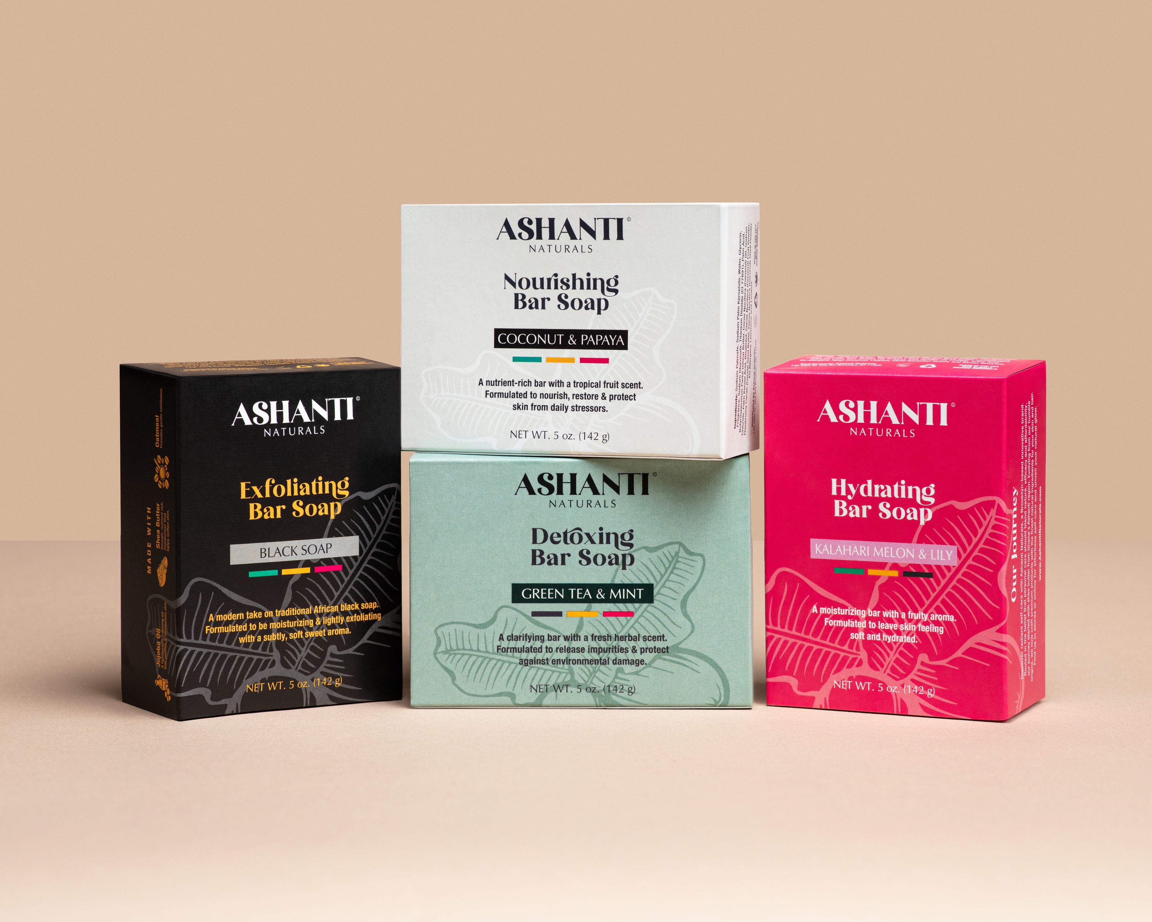 ASHANTI NATURALS Hydrating Kalahari Melon & Lily Soap Bar